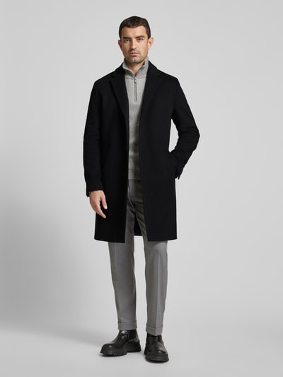 Peek & Cloppenburg BOSSMantel mit Reverskragen in black