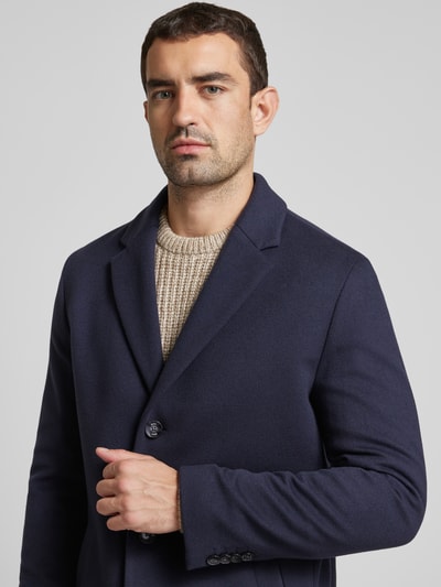 Peek & Cloppenburg BOSSMantel Mit Reverskragen In Marine