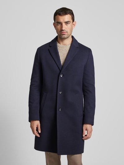 Peek & Cloppenburg BOSSMantel Mit Reverskragen In Marine