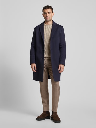 Peek & Cloppenburg BOSSMantel mit Reverskragen in marine