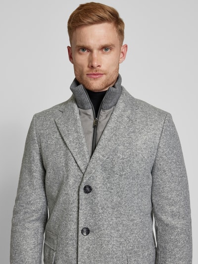 Peek & Cloppenburg BOSSMantel Mit Rollkragen Modell 'Hyde' In Anthrazit