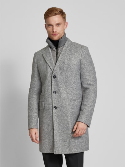 Peek & Cloppenburg BOSSMantel Mit Rollkragen Modell 'Hyde' In Anthrazit