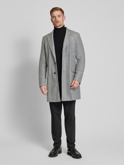 Peek & Cloppenburg BOSSMantel mit Rollkragen Modell 'Hyde' in anthrazit
