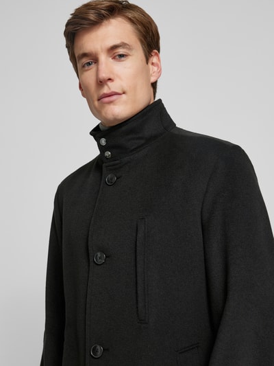 Peek & Cloppenburg BOSSMantel Mit Stehkragen Modell 'Hyde' In Black
