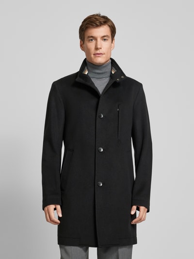Peek & Cloppenburg BOSSMantel Mit Stehkragen Modell 'Hyde' In Black