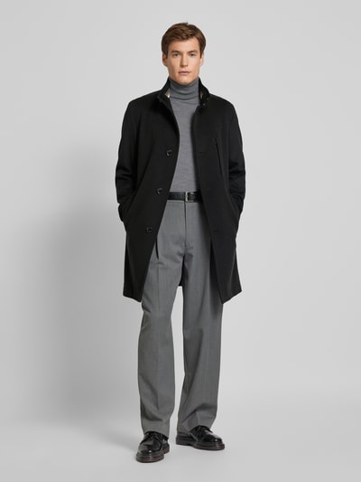 Peek & Cloppenburg BOSSMantel mit Stehkragen Modell 'Hyde' in black