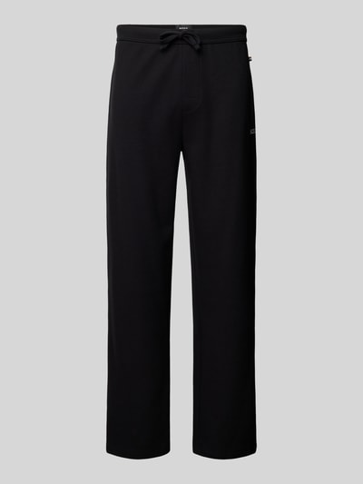 Peek & Cloppenburg BOSSRegular Fit Sweatpants Mit Strukturmuster In Black