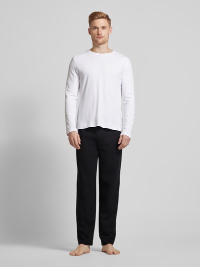 Peek & Cloppenburg BOSSRegular Fit Sweatpants mit Strukturmuster in black