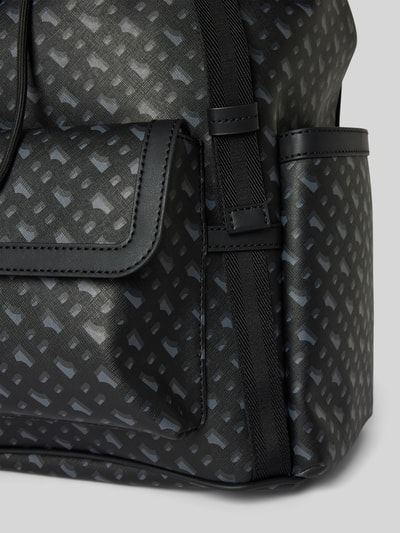 Peek & Cloppenburg BOSSRucksack Mit Label-Applikation Modell 'ICON' In Anthrazit