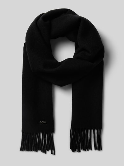Peek & Cloppenburg BOSSSchal aus reiner Baumwolle Modell 'Zesy' in black