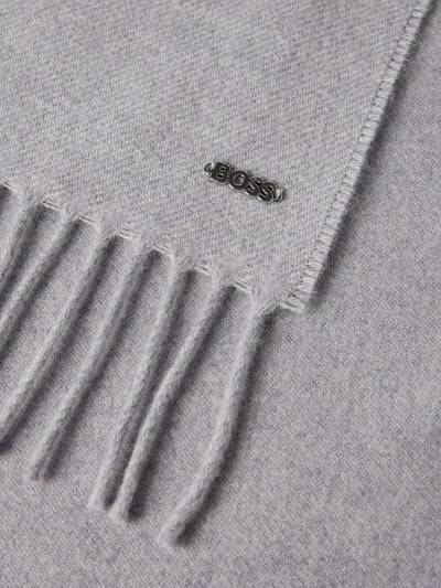 Peek & Cloppenburg BOSSSchal Aus Reiner Baumwolle Modell 'Zesy' In Mittelgrau