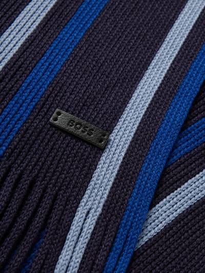 Peek & Cloppenburg BOSSSchal Aus Schurwolle Mit Label-Detail Modell 'Albas' In Marine