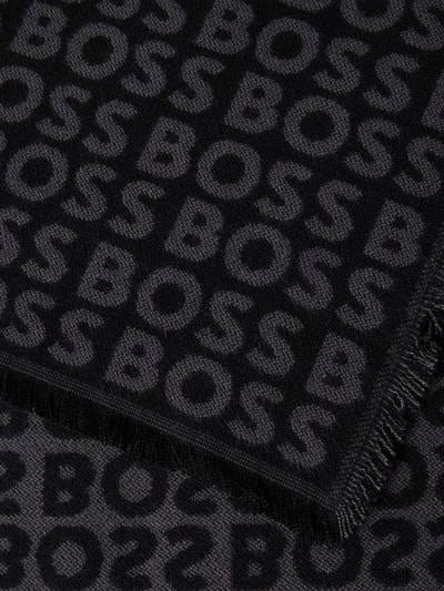 Peek & Cloppenburg BOSSSchal Aus Viskose Mit Label-Detail Modell 'Tadic' In Black