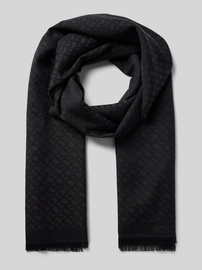 Peek & Cloppenburg BOSSSchal mit Fransen Modell 'Ledonio' in black