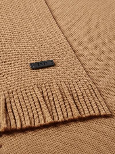 Peek & Cloppenburg BOSSSchal Mit Label-Badge Modell 'Albas' In Camel