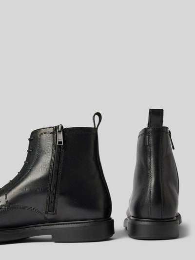 Peek & Cloppenburg BOSSSchnürboots Aus Echtem Leder Modell 'Larry' In Black
