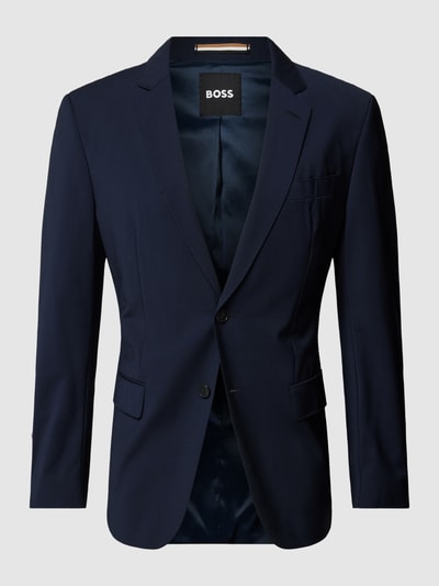 Peek & Cloppenburg BOSSSlim Fit 2-Knopf-Sakko Mit Kissing Buttons Modell 'Huge' In Marine