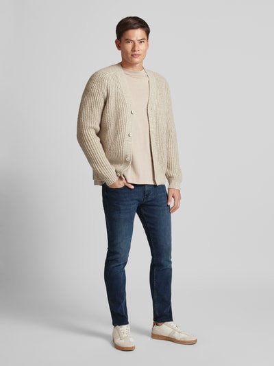 Peek & Cloppenburg BOSSSlim Fit Jeans im 5-Pocket-Design Modell 'Delaware' in marine