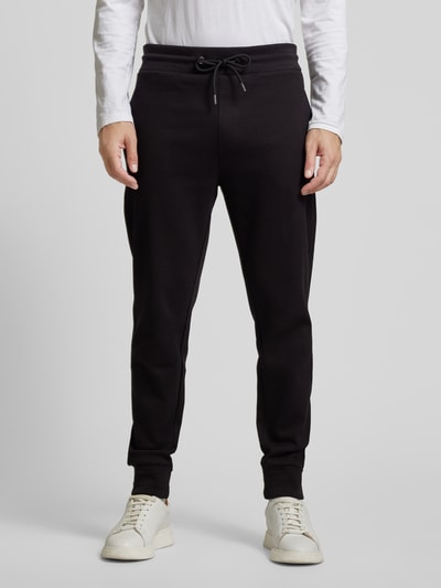 Peek & Cloppenburg BOSSSlim Fit Sweatpants Mit Strukturmuster Modell 'Lamont' In Black