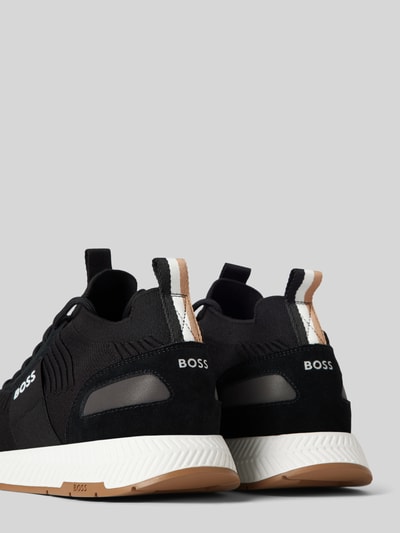 Peek & Cloppenburg BOSSSneaker Aus Leder-Mix Modell 'Titanium' In Black