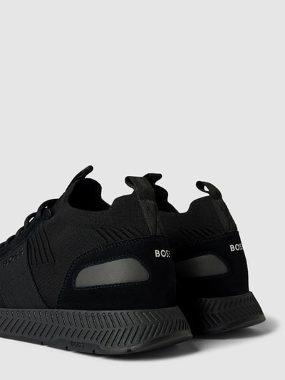 Peek & Cloppenburg BOSSSneaker Aus Leder-Mix Modell 'Titanium' In Black