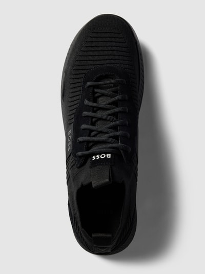 Peek & Cloppenburg BOSSSneaker Aus Leder-Mix Modell 'Titanium' In Black