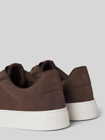 Peek & Cloppenburg BOSSSneaker Mit Label-Print In Mittelbraun