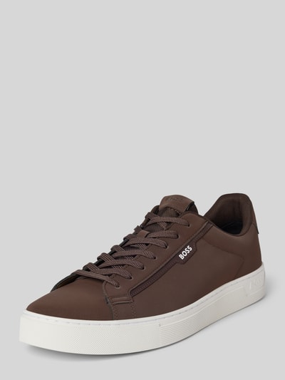 Peek & Cloppenburg BOSSSneaker mit Label-Print in mittelbraun