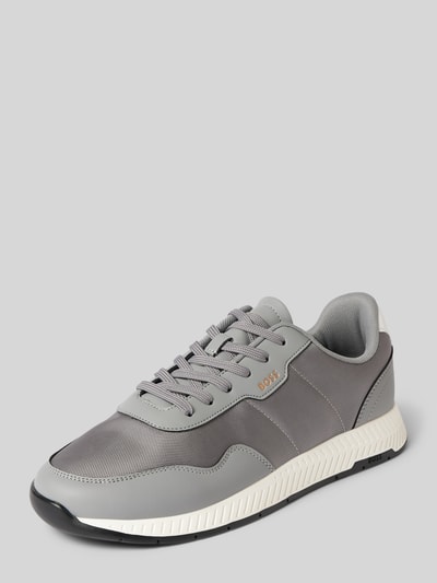 Peek & Cloppenburg BOSSSneaker Mit Schnürverschluss Modell 'Titanium' In Mittelgrau