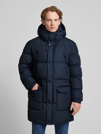Peek & Cloppenburg BOSSSteppjacke In Überlänge Modell 'Condolo' In Marine