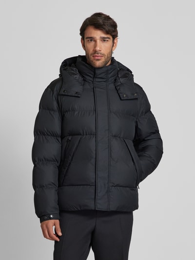 Peek & Cloppenburg BOSSSteppjacke Mit Kapuze Modell 'Corbinian' In Black