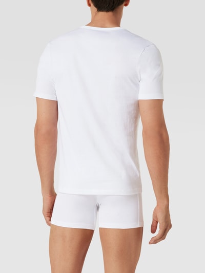 Peek & Cloppenburg BOSST-Shirt Mit Label-Stitching Im 3er-Pack Modell 'Classic' In Weiss