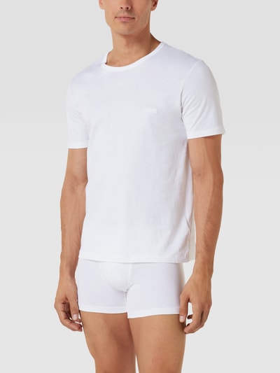 Peek & Cloppenburg BOSST-Shirt mit Label-Stitching im 3er-Pack Modell 'Classic' in weiss