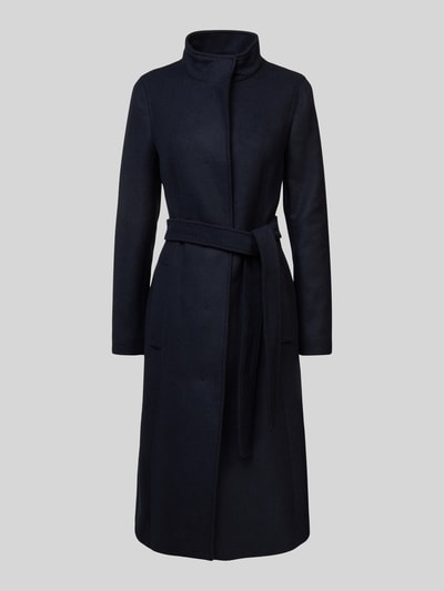 Peek & Cloppenburg BOSSWollmantel mit Stehkragen Modell 'CASENOSA' in marine