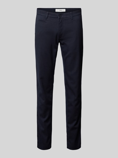 Peek & Cloppenburg BraxRegular Fit Stoffhose Mit Leistentasche Modell 'FABIO' In Marine