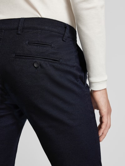 Peek & Cloppenburg BraxRegular Fit Stoffhose Mit Leistentasche Modell 'FABIO' In Marine