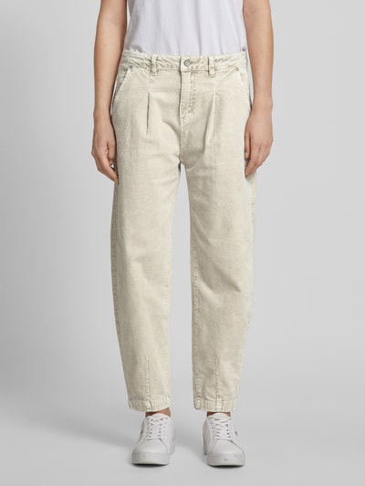 Peek & Cloppenburg Buena VistaCordhose Mit Eingrifftaschen Modell 'Ballon' In Offwhite