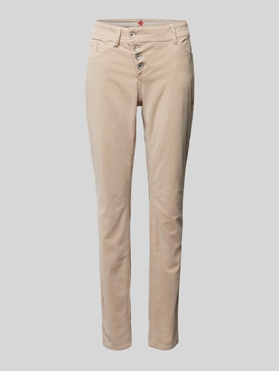 Peek & Cloppenburg Buena VistaCordhose Mit Knopfverschluss Modell 'Malibu' In Offwhite