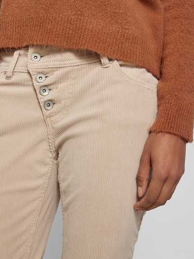Peek & Cloppenburg Buena VistaCordhose Mit Knopfverschluss Modell 'Malibu' In Offwhite