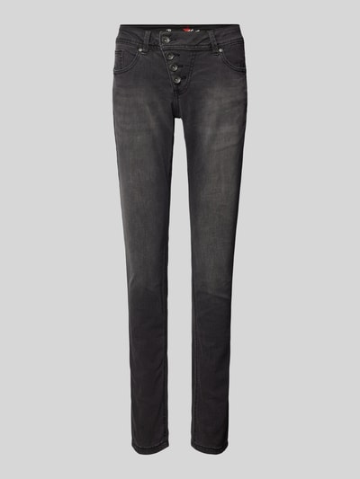 Peek & Cloppenburg Buena VistaSlim Fit Jeans Mit 5-Pocket-Design Modell 'Malibu' In Black
