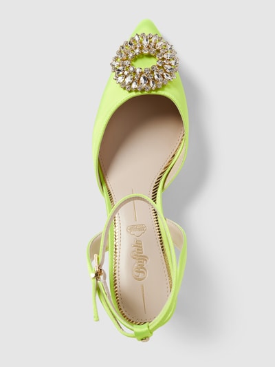 Peek & Cloppenburg BuffaloPumps Mit Zierstein-Applikation Modell 'VICTORIA ICE' In Neon Gelb