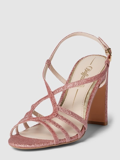 Peek & Cloppenburg BuffaloSandalette Aus Satin Modell 'Jean' In Rose Gold