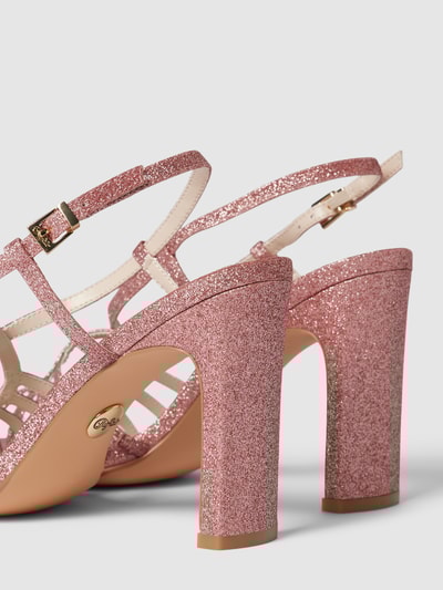 Peek & Cloppenburg BuffaloSandalette Aus Satin Modell 'Jean' In Rose Gold