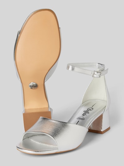 Peek & Cloppenburg BuffaloSandalette In Metallic Modell 'LILLY NEAT' In Silber