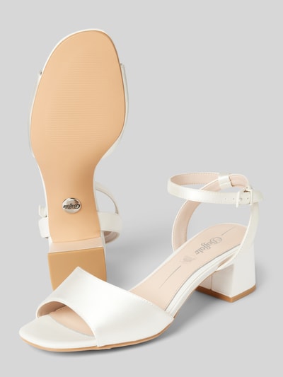 Peek & Cloppenburg BuffaloSandalette Mit Dornschließe Modell 'BEATE' In Offwhite