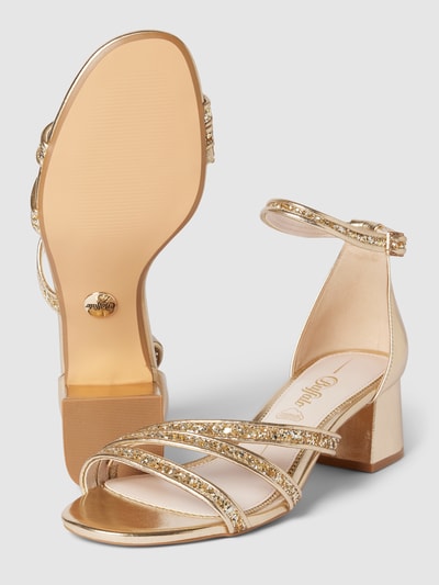 Peek & Cloppenburg BuffaloSandalette Mit Paillettenbesatz Modell 'LILLY GLAM' In Gold