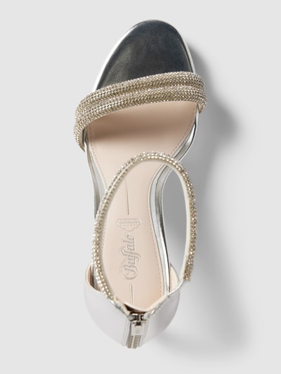 Peek & Cloppenburg BuffaloSandalette Mit Pfennigabsatz Modell 'SELMA' In Silber