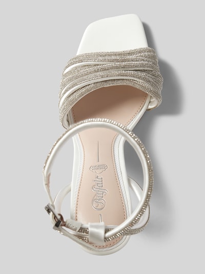 Peek & Cloppenburg BuffaloSandalette Mit Strasssteinbesatz Modell 'FAIRY' In Weiss