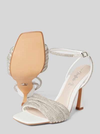 Peek & Cloppenburg BuffaloSandalette Mit Strasssteinbesatz Modell 'FAIRY' In Weiss