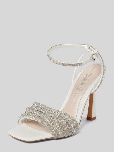 Peek & Cloppenburg BuffaloSandalette mit Strasssteinbesatz Modell 'FAIRY' in weiss